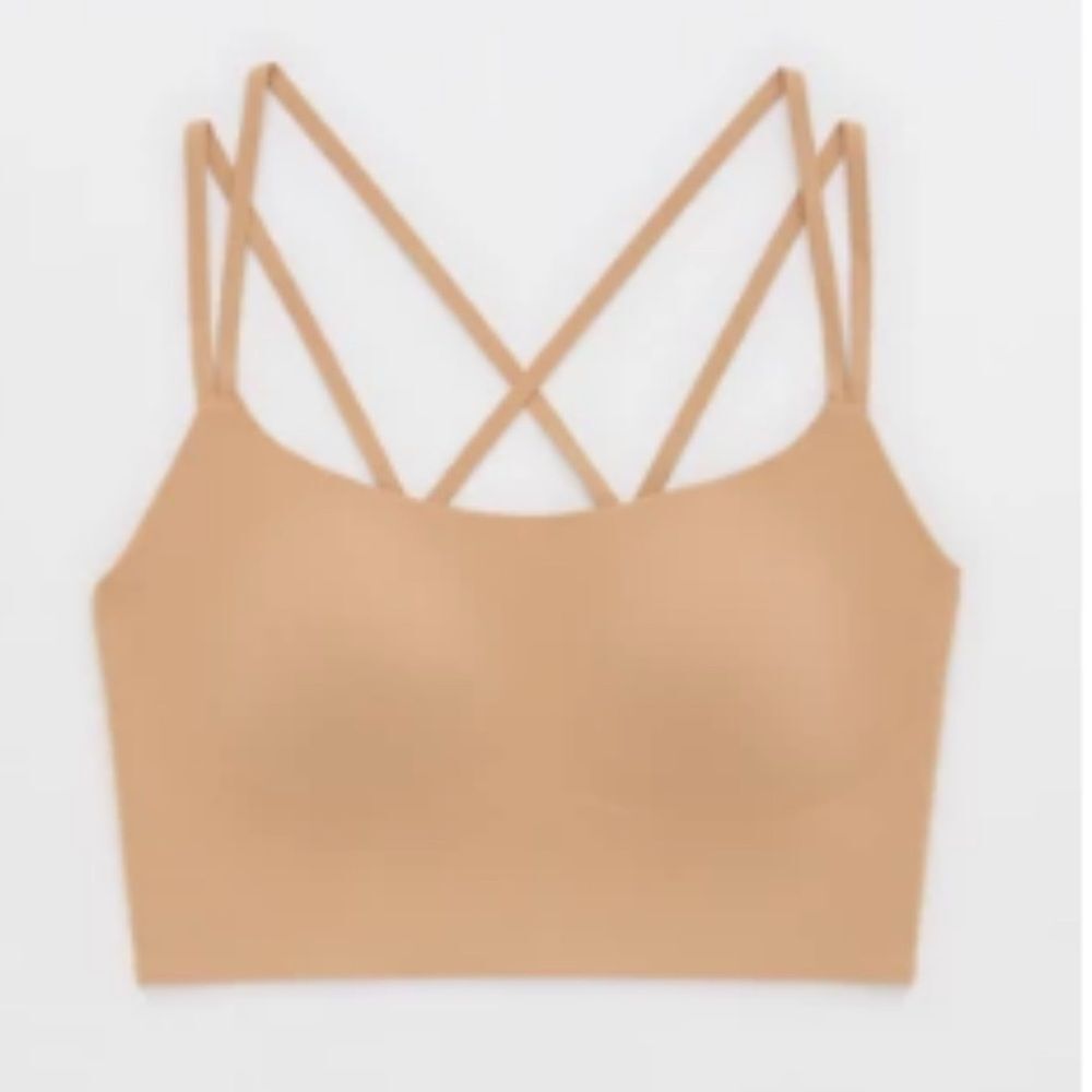 AERIE Seamless Tan Bralette NWOT